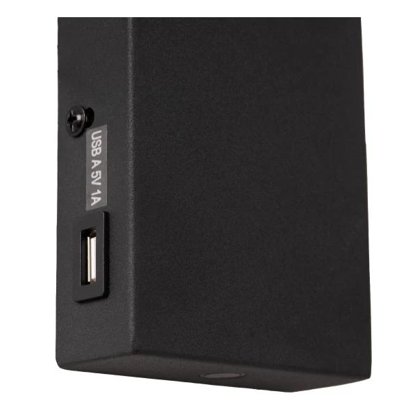 Lucide ALEC - Foco de pared / Lámpara de pared - LED - G9 - 1x3W 2700K - Incluye anillos intercambiables - Negro - detalle 7